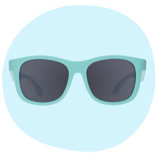 Do Babies Need Sunglasses? 7 Babiators turquoise sunglasses