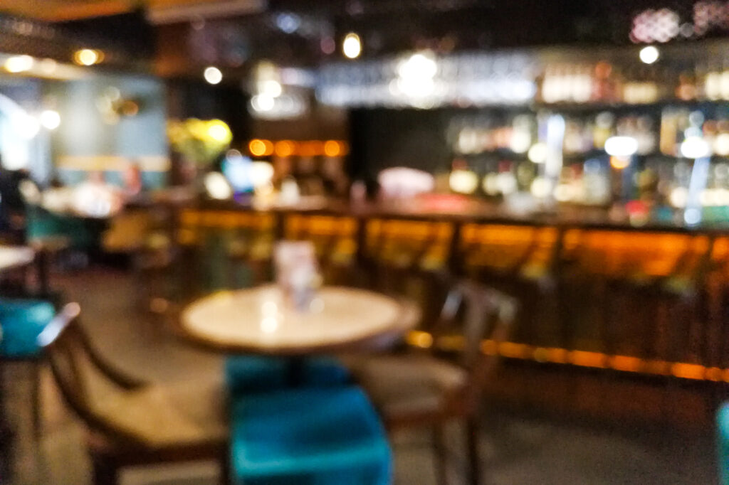 What Is a Diabetic Eye Exam? 4 Blur vision perspective view of a drunk person in pub