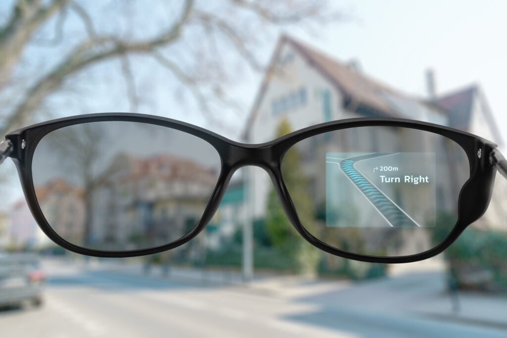 4 Best Smart Glasses With Prescription Lenses (2024) 6 POV of using smart glasses for navigation in the city