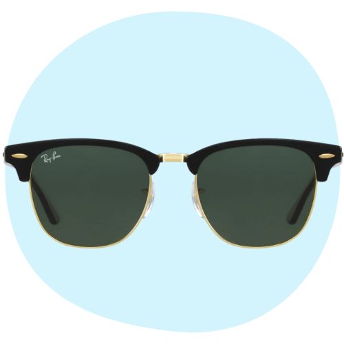 Best Sunglasses for Square Face Shapes 36 Ray Ban RB3016 Clubmaster