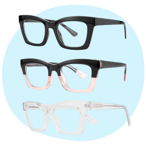 What Are Reading Glasses? 10 bullabulling 3 pack Oprah style Spring hinge VC