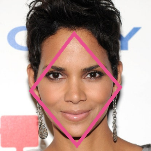 Determining Your Face Shape 32 Halle Berry Diamond Face Shape