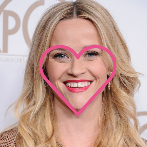 Determining Your Face Shape 26 Reese Witherspoon Heart Shaped Face