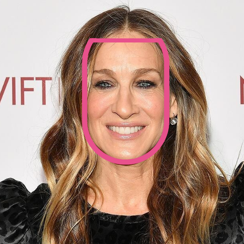 Determining Your Face Shape 30 Sarah Jessica Parker Oblong Face Shape